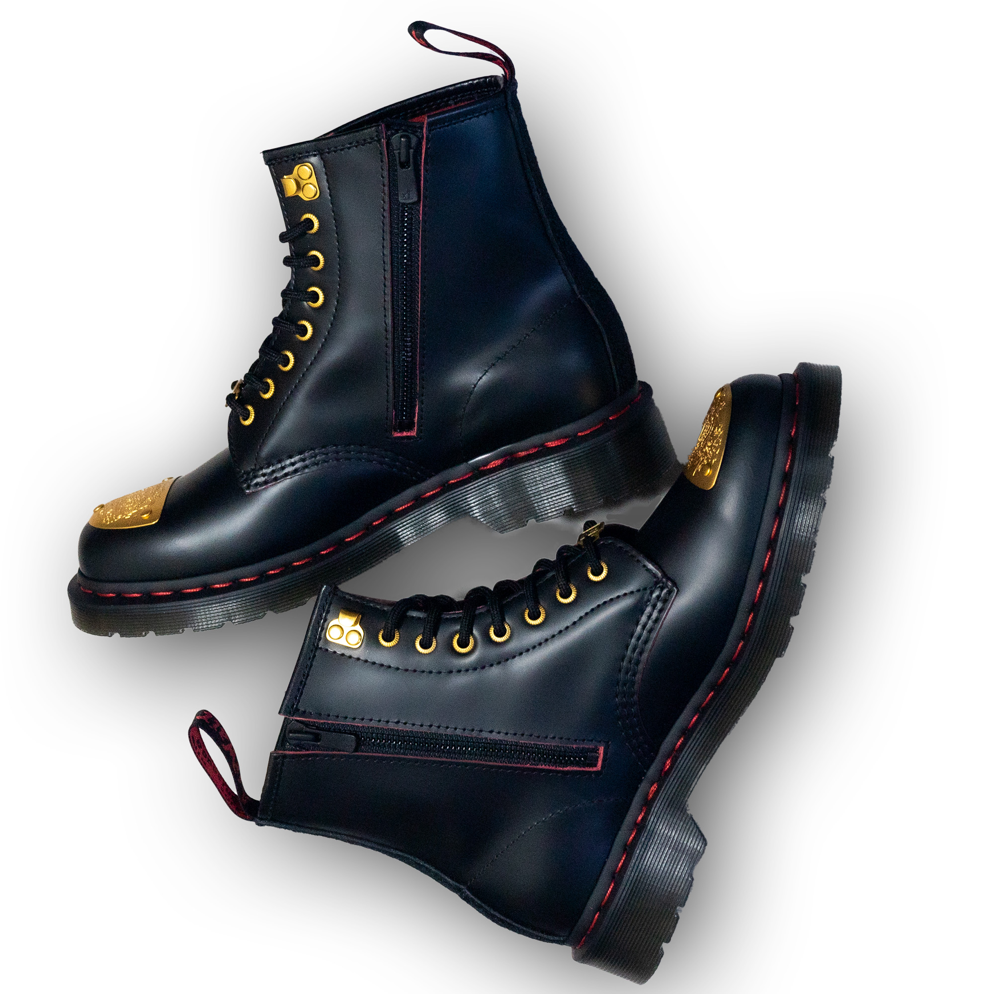 Dr.Martens(ドクターマーチン) 1460 8ホールのサイドジップカスタム ¥15,000(税・返送料込) 納期約2週間 - HOLO WITH