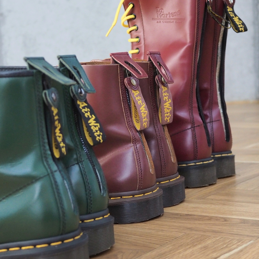 ドクターマーチンをバックジップカスタム