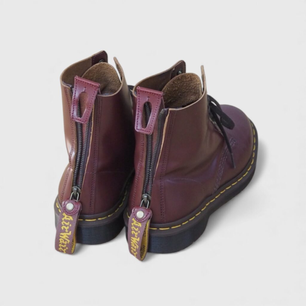 ドクターマーチンをバックジップカスタム