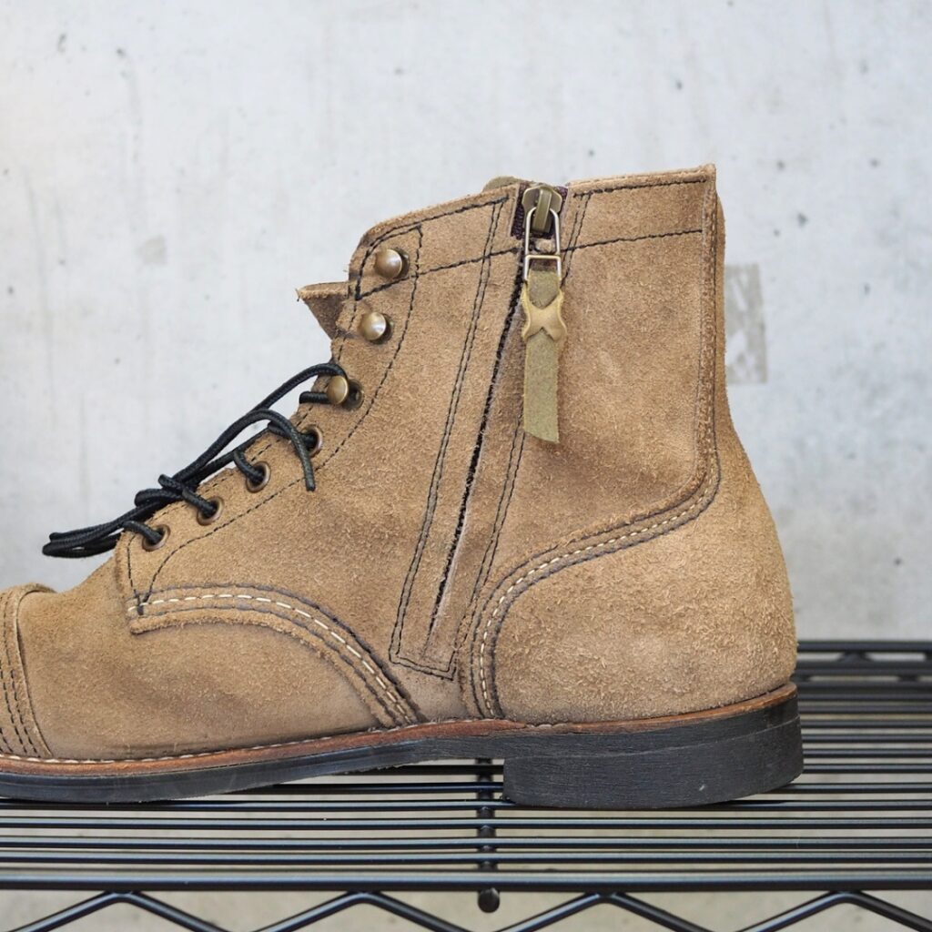 RED WING(レッドウイング)Iron Ranger アイアンレンジャーのサイドジップカスタム