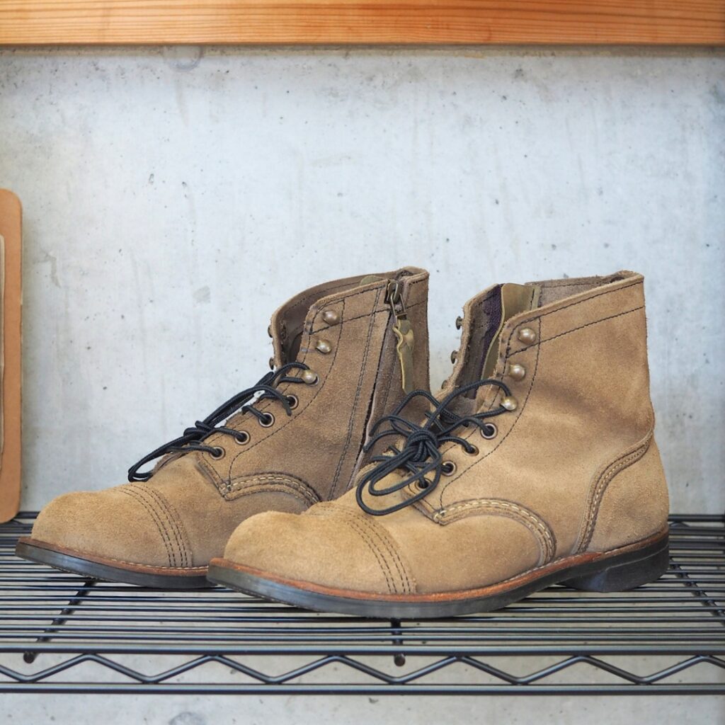 RED WING(レッドウイング)Iron Ranger アイアンレンジャーのサイドジップカスタム